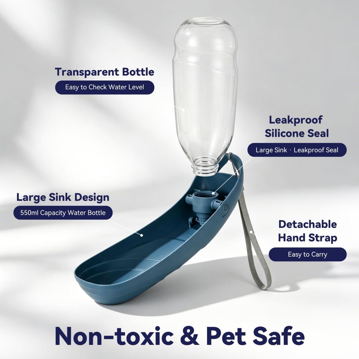 Large Portable Dog Water Bottle - Leak Proof Pet Water Bottle