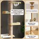 Multi-Level Cat Tree with Bowl – Floor-Standing Climbing Tower & Scratching Post