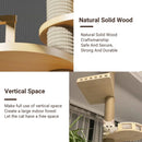 Multi-Level Cat Tree with Bowl – Floor-Standing Climbing Tower & Scratching Post
