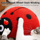 Ladybug Sisal Cat Scratching Post – Wear-Resistant Scratch Board