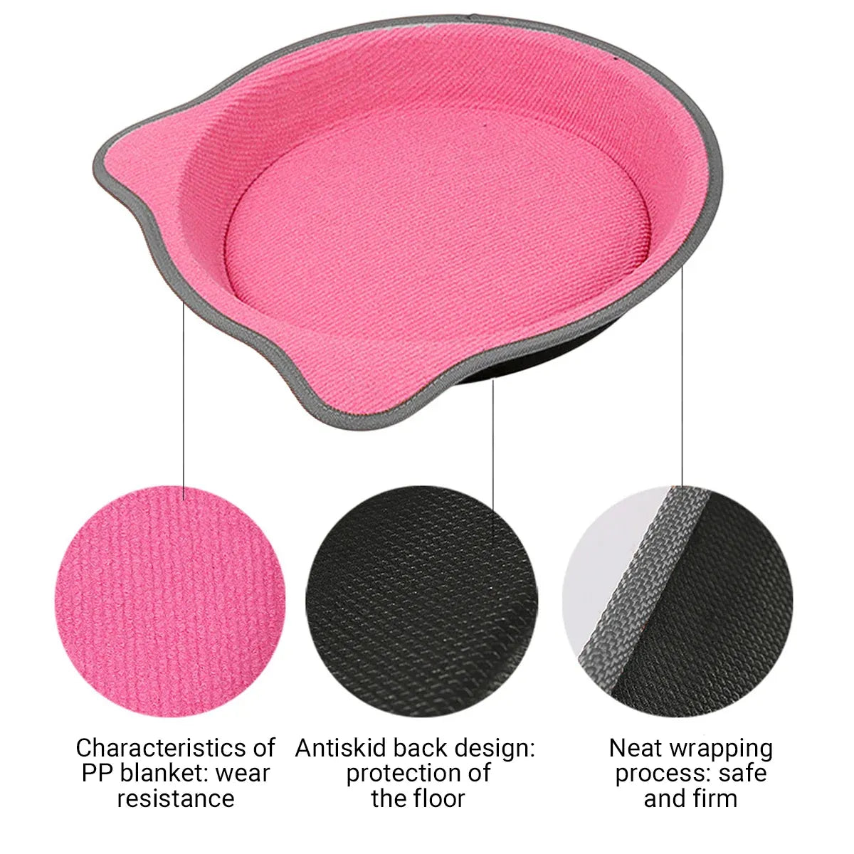 Non-Slip 2 in 1 Cat Scratching Pad – Indoor Kitten & Cat, Beige