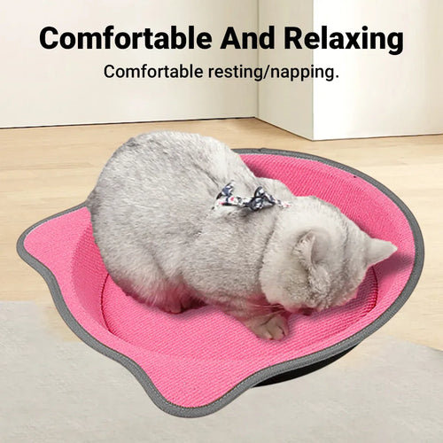 Non-Slip 2 in 1 Cat Scratching Pad – Indoor Kitten & Cat, Beige