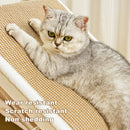 Cat Tent House with Built-In Scratcher – Semi-Enclosed Cozy Bed
