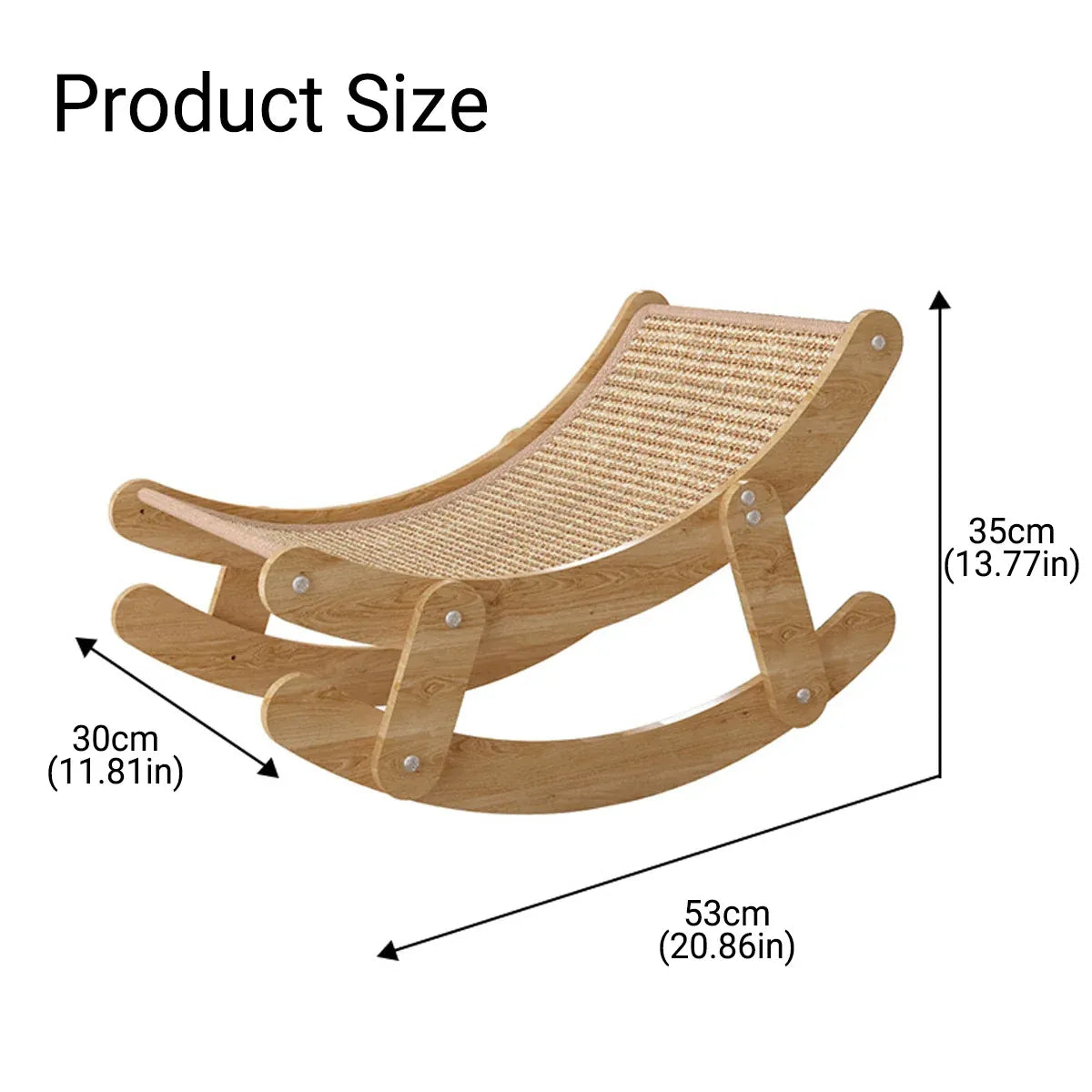 Cozy Cat Rocking Lounge Chair & Scratcher