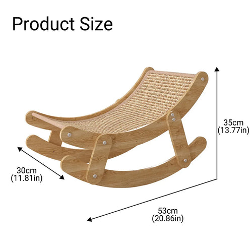 Cozy Cat Rocking Lounge Chair & Scratcher