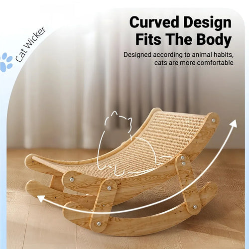 Cozy Cat Rocking Lounge Chair & Scratcher