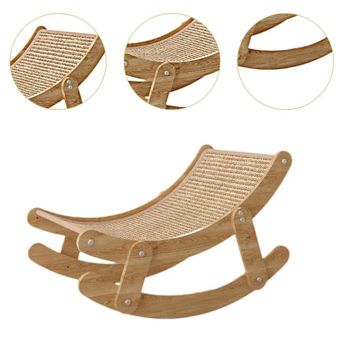 Cozy Cat Rocking Lounge Chair & Scratcher