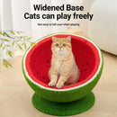 Watermelon Cat Scratching Bowl - All in One Scratcher Toy for Cats & Kitten