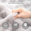 Extra Thick Plush Dog Bed – Winter Warm, Machine Washable & Non-Slip, Grey (120cm)