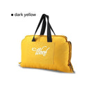 Travel-Ready Pet Bed – Washable, Waterproof, Foldable with Carry Handle - Dark Yellow, Size M