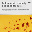 Travel-Ready Pet Bed – Washable, Waterproof, Foldable with Carry Handle - Green, Size S