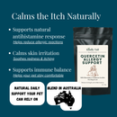 Quercetin with Bromelain for Dogs – Skin Allergy & Itch Support